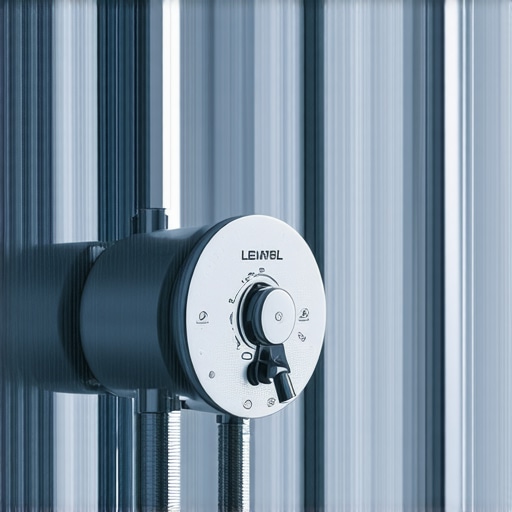 High-Tech Bathroom Shower Installation Modern bathroom shower with precision tools and advanced materials