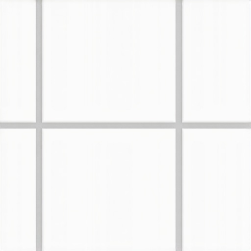 Bathroom tile with water-repellent nanostructured coating