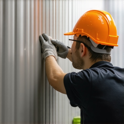 Seamless waterproof membrane applied to bathroom wall with modern tiles
