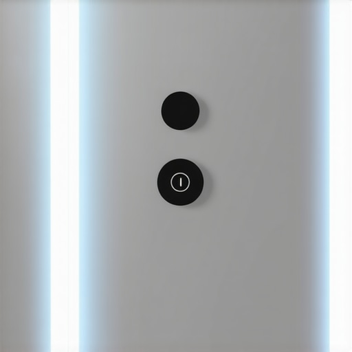 Modern bathroom with smart sensors and durable materials for long-lasting fixtures