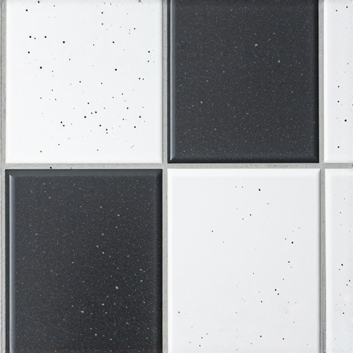Close-up of advanced moisture-resistant bathroom materials including grout and baseboards.