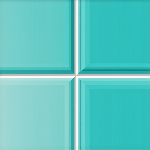 Bathroom tiles with nano-sealant coating demonstrating water resistance