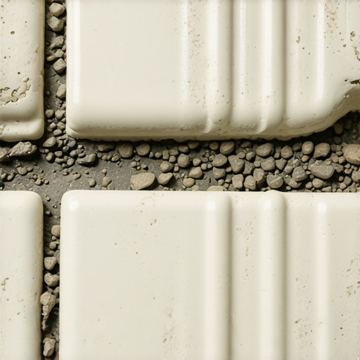 Close-up view of nano-sealant coating on bathroom grout lines