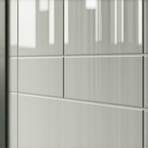 Nanocoated Tile Surface Showing Water Resistance Tile surface with nanocoating demonstrating water repellency in a contemporary bathroom