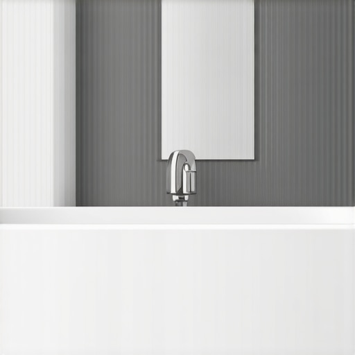 Professional applying liquid waterproof membrane in bathroom shower