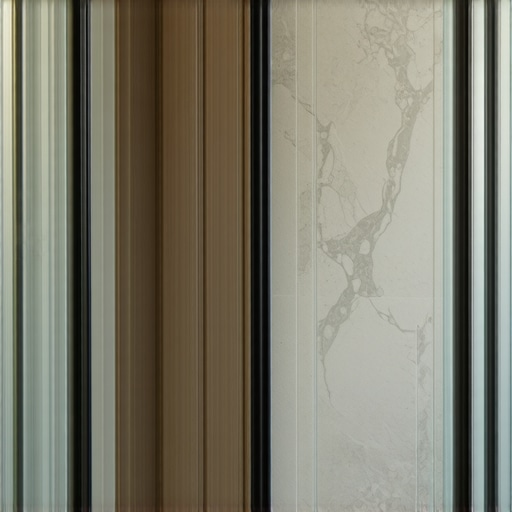 Close-up of a bathroom with advanced moisture-resistant materials and expertly installed tiles