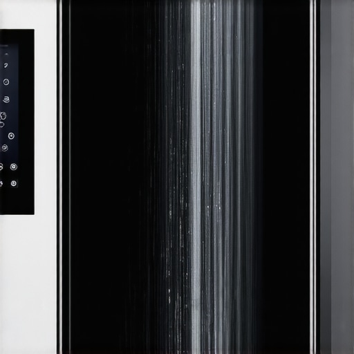 Modern bathroom equipped with moisture sensors and durable waterproofing technologies.