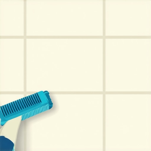 A professional applying sealant carefully along bathroom grout lines to prevent water damage.