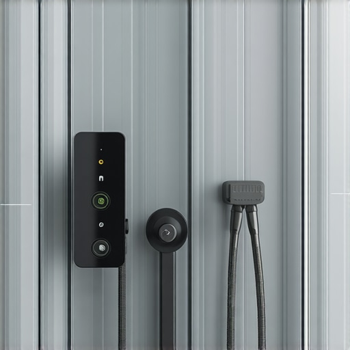 A modern bathroom featuring smart tiles, sensor-based systems, and sleek shower enclosures.