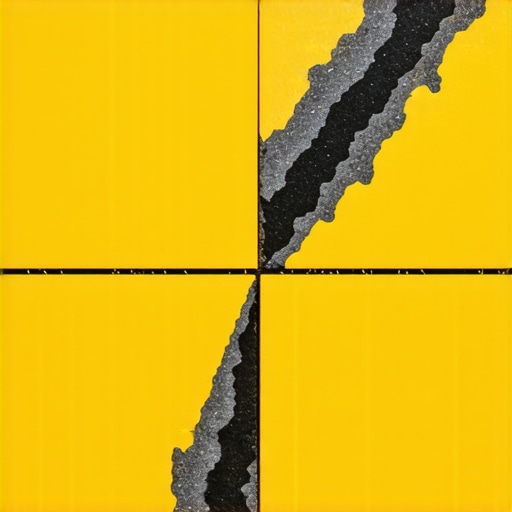 Microscopic view of nano-coating forming a protective layer on grout lines.
