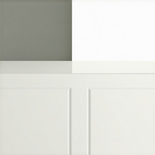 Close-up of nano-infused ceramic baseboard being produced with digital manufacturing equipment.