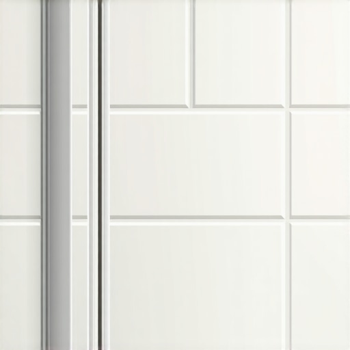 A detailed view of moisture sensors installed within bathroom grout joints demonstrating advanced maintenance technology