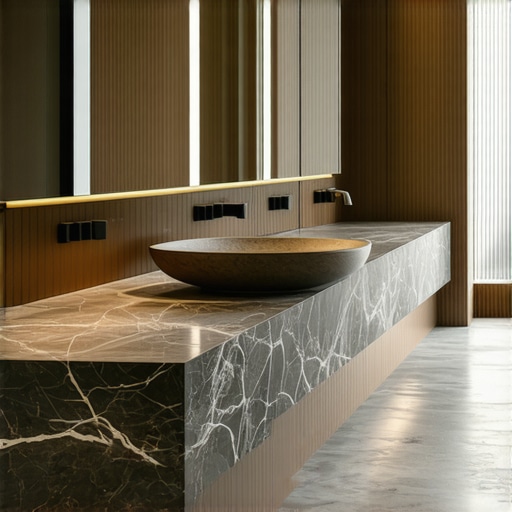 Why 2026 Bathroom Trends Favor Stone Over Wood Baseboards