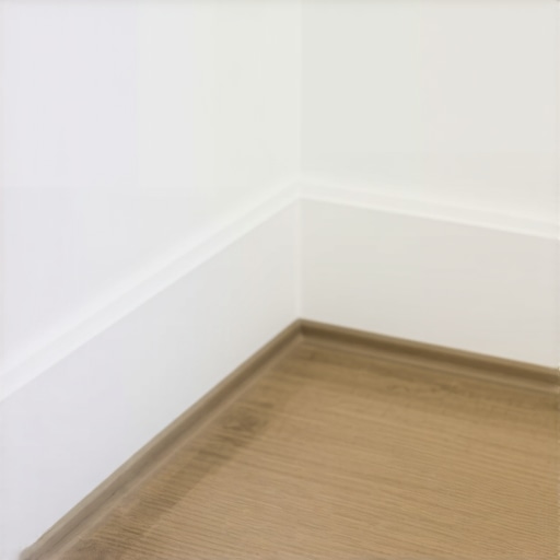 How We Get Gap-Free Baseboards on Slanted Bathroom Floors Without Using Caulk
