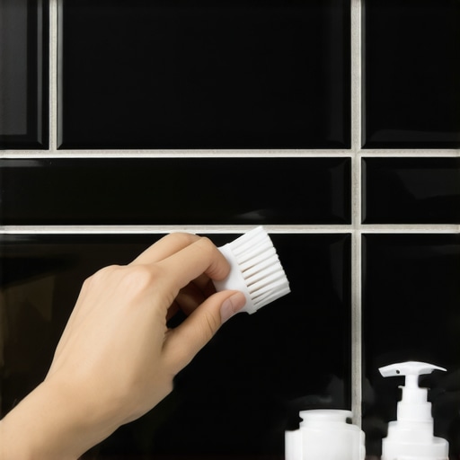 How to Clean Black Grout Without Making the Color Fade