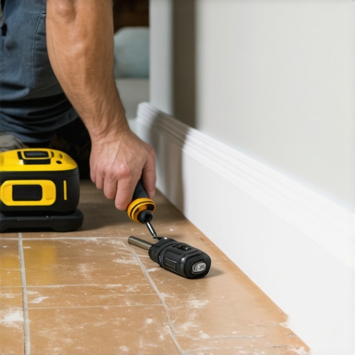 How to Fix a Wobbly Baseboard on a Tile Floor