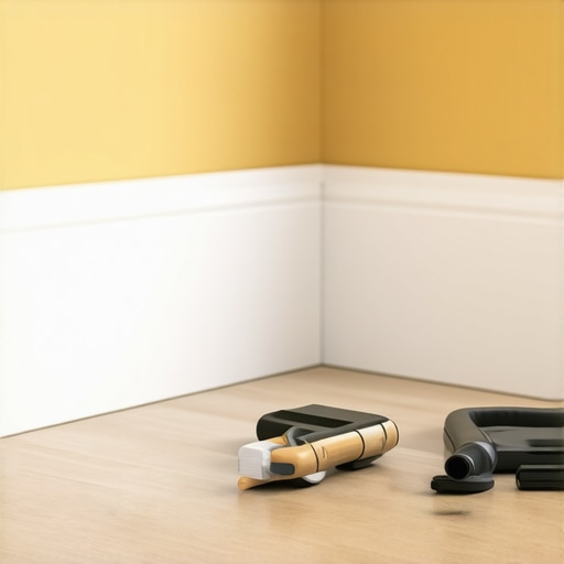 How to Hide the Ugly Gap Between Your Bathroom Baseboard and a Wonky Floor