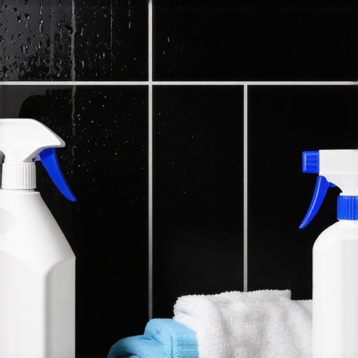 How to Remove Hard Water Stains from Dark Shower Tiles