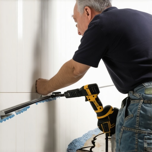 How to Scribe Baseboards to a Wavy Tile Wall