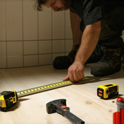 How to Scribe Baseboards to a Wonky Bathroom Floor Without Gaps