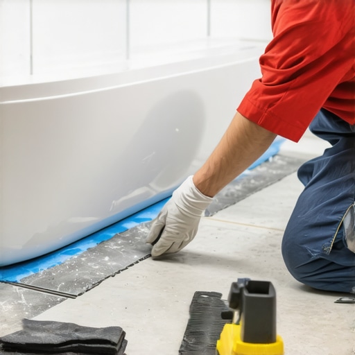 How to Waterproof the Gap Between the Tub and the Subfloor