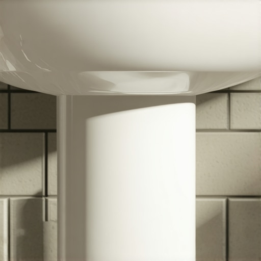 The Best Way to Tile Around a Pedestal Sink