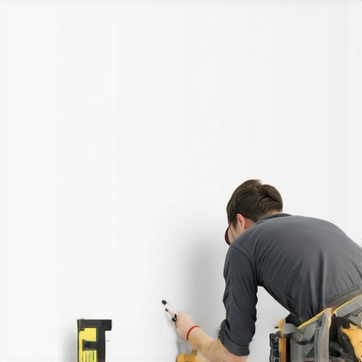 The Secret to Scribing Baseboards to a Wavy Bathroom Wall