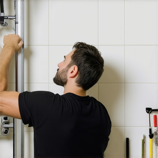 The Trick to Installing Heavy Grab Bars in a Tiled Shower