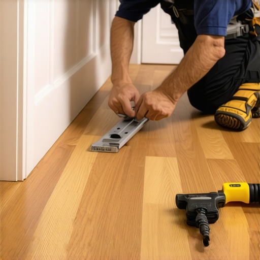 The Ugly Gap: How to Scribe Baseboards to an Uneven Bathroom Floor