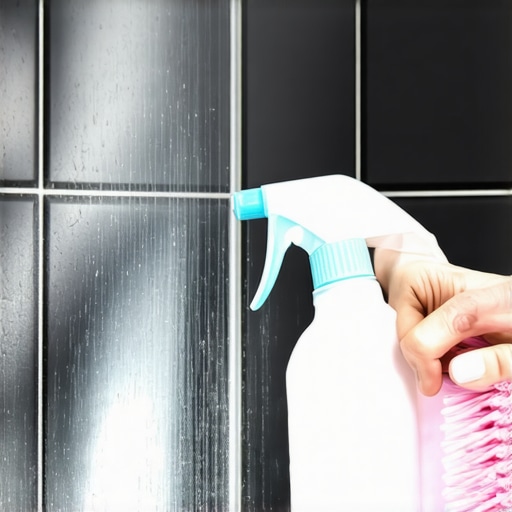 How to Clean Soap Scum Off Black Slate Shower Tiles