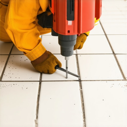 How to Drill Through Porcelain Tile Without Cracking the Slab
