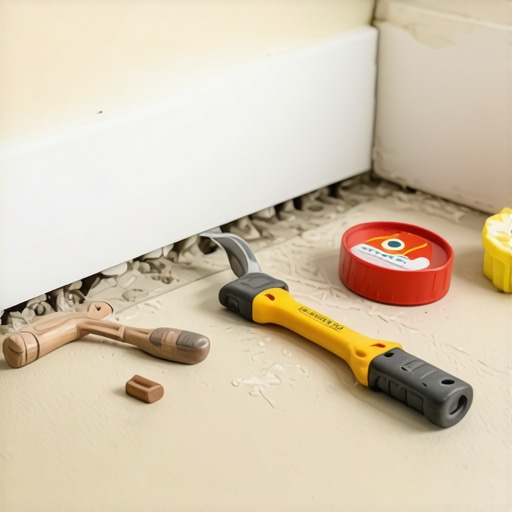 How to Fix a Bulging Baseboard After a Bathroom Leak