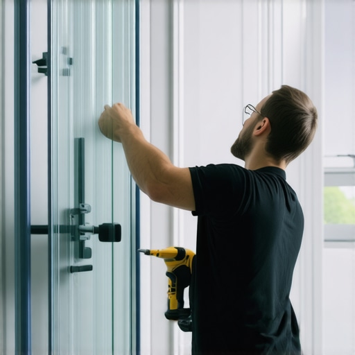How to Install a Glass Shower Door Alone Without Breaking It