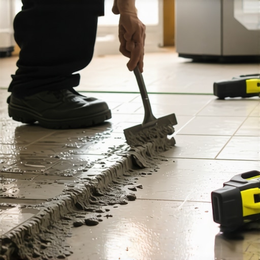 How to Level a Bathroom Floor Before Setting Large Tile