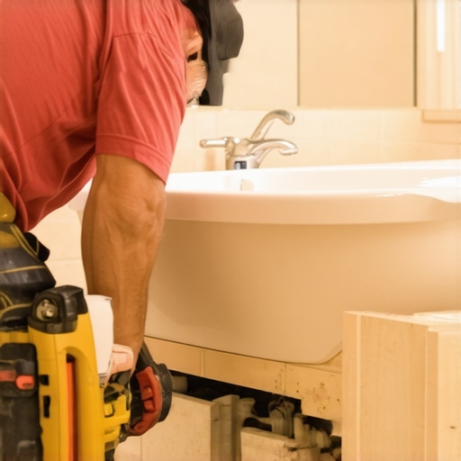 How to Scribe Baseboard Around a Bulky Bathroom Sink