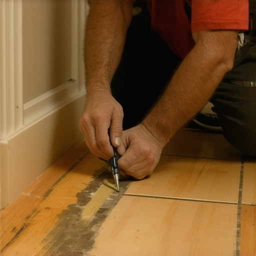 How to Scribe Baseboards to a Wavy Tile Floor Perfectly