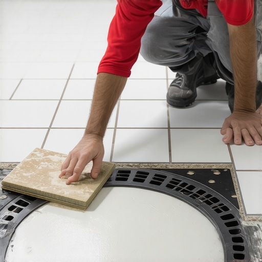 How to Tile Perfectly Around a Circular Floor Drain