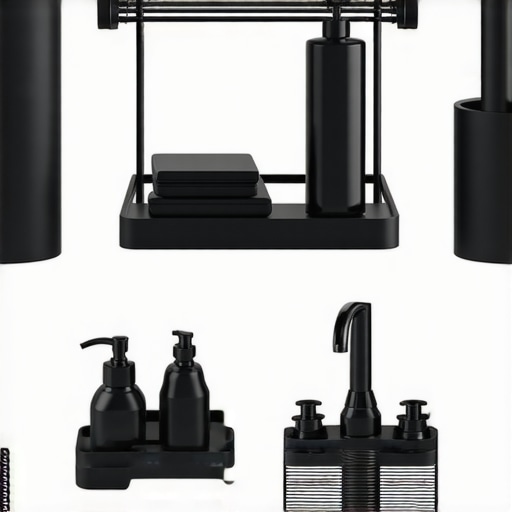 Matching Your Shower Caddy to Your Matte Black Fixtures