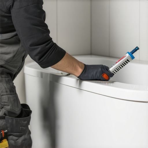 Sealing the Joint Between the Tub and the First Row of Tile