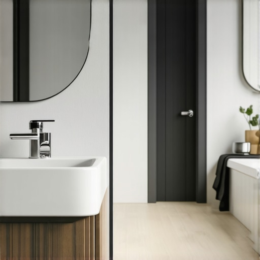 The Best Baseboard Height for Small Modern Bathrooms