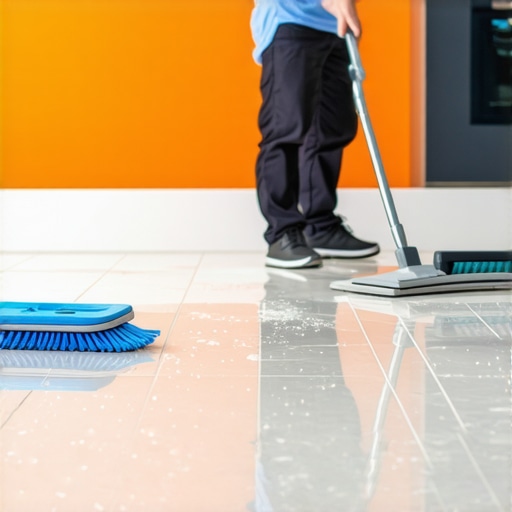 The Best Way to Clean Gritty Tile After a Renovation