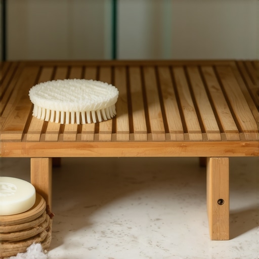 The Best Way to Clean a Teak Shower Bench