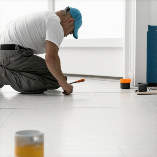 The Best Way to Paint Baseboards Without Getting Paint on the Tile