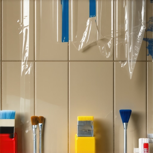 The Best Way to Protect Bathroom Tiles During Painting