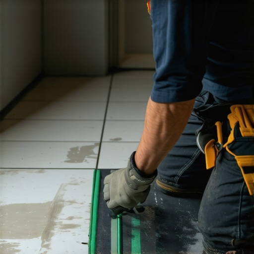 The Chalk Line Trick for Centering Bathroom Floor Tiles