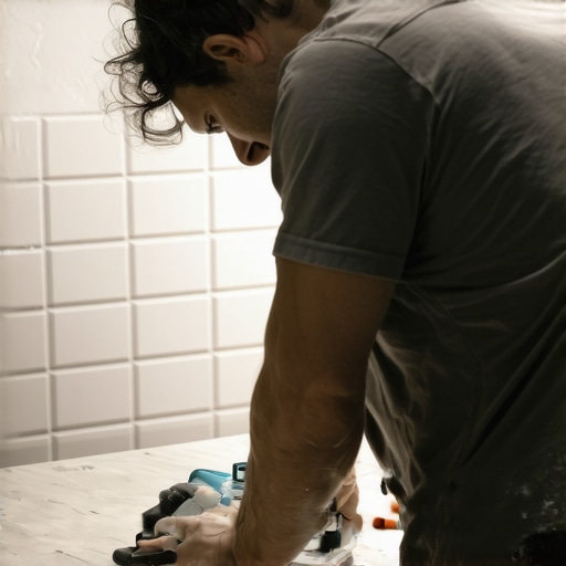 The best way to cut subway tiles for a shower niche