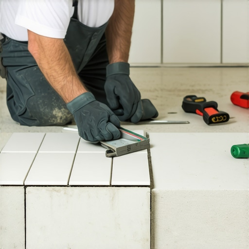 How to Cut Large Format Tiles Without a Massive Wet Saw
