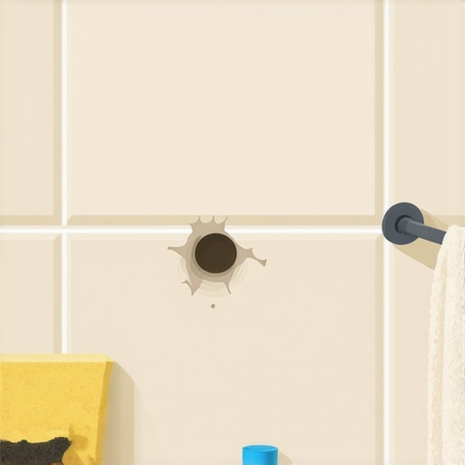 How to Fix a Hole in a Tiled Wall from a Towel Bar