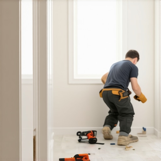 How to Install Extra Tall Baseboards in a Small Bathroom
