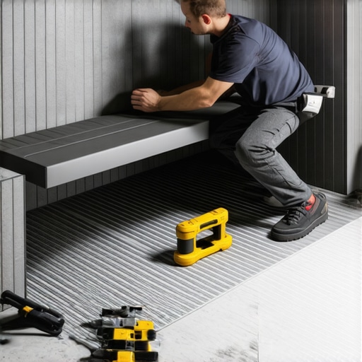 How to Install a Floating Bench in a Tiled Shower